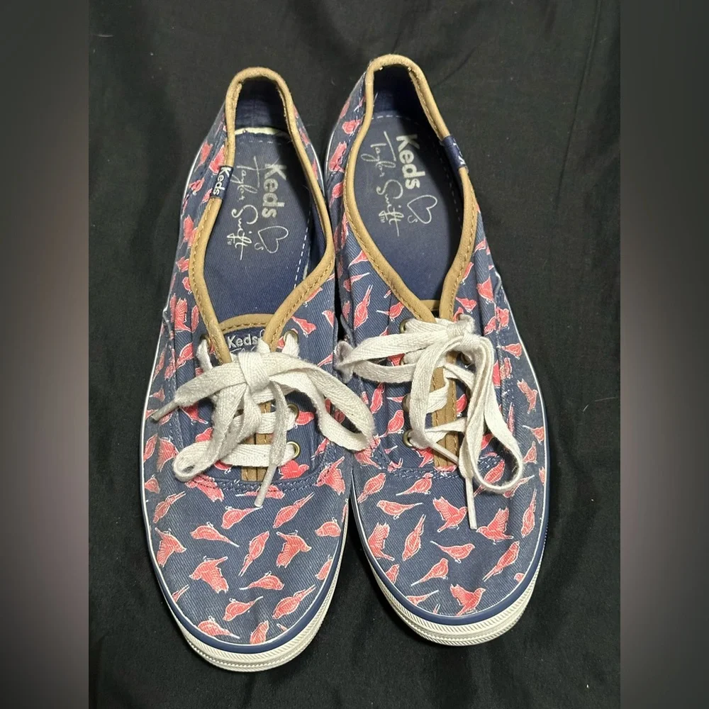 Keds Taylor Swift Red Bird Sneakers - Picture 1 of 3